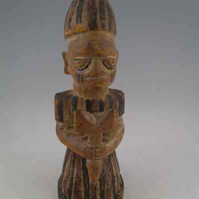 Carved wood fetish