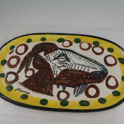 Ceramic Oval Plate