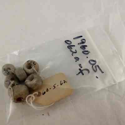 Beads (6) drilled + polished
