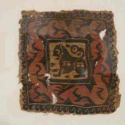 Coptic Embroidery with monkey