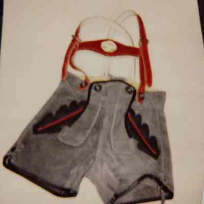 Little Boys Suede Short Pants From Germany