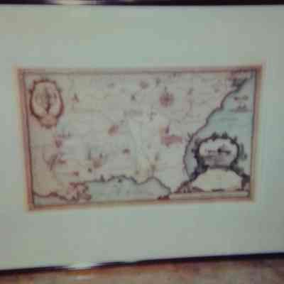 Map of the Wanderings of Eneas Africanus