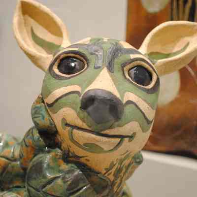 Japanese Kudzu White-tailed Deer, lying