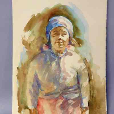 "Farm Girl" sketch