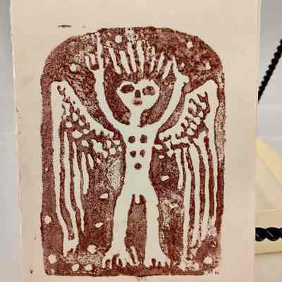 Christmas Card Print (Angel)
