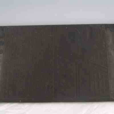 Woodcut Printing Block