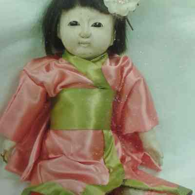 Japanese Girl Doll in Kimono