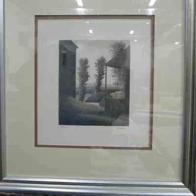 Untitled Lithograph (Backyard series)