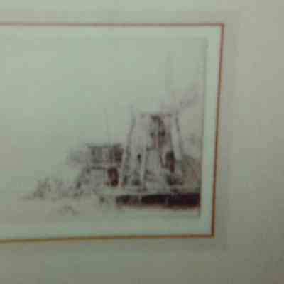 The Windmills After Rembrandt