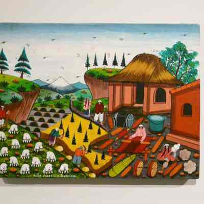 Tigua: Village Scene