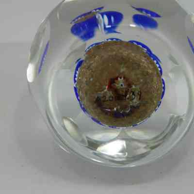 Multifaceted with Blue/ White Flowers