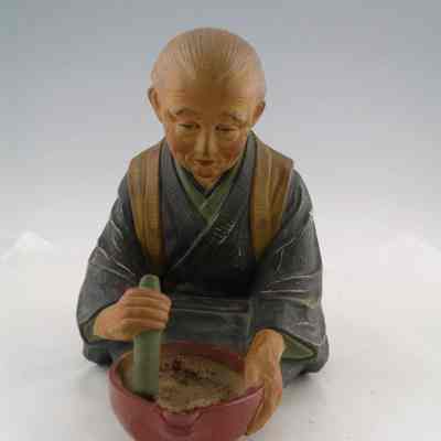Oriental Ceramic Peasant Figure