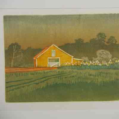 Barn and Iris