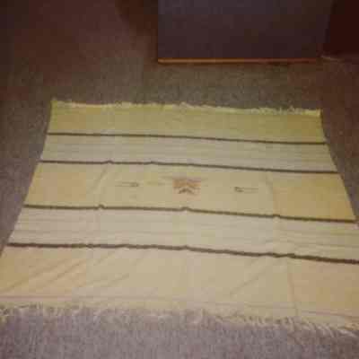 Yellow fringed Table Cloth