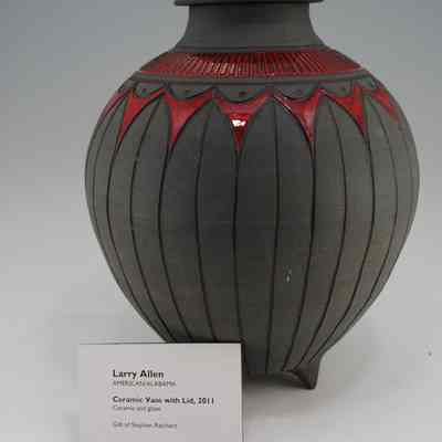 Covered Ceramic Vase, 2011