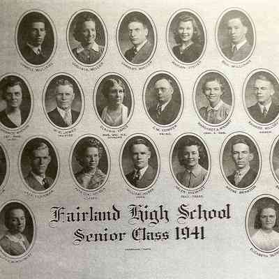 1941 Fairland High School, senior class