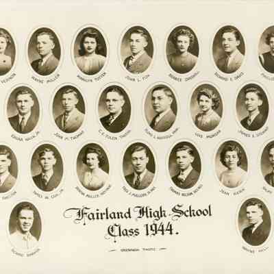 1944 Fairland High School, class