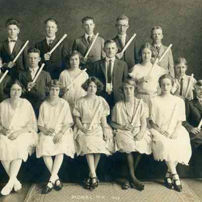 1922 Moral Township, school