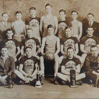 1944 Fairland High School, basketball, Shelby County Champions