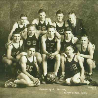 1934 Fairland High School, basketball
