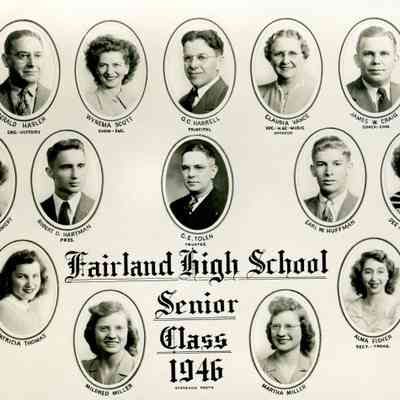 1946 Fairland High School, senior class
