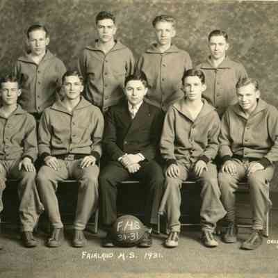 1931 Fairland High School, basketball team