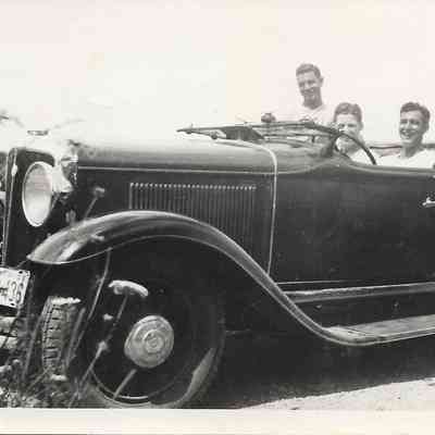 Harlan Ruede, Marion Vance, Charles Ruede, Aug 1935