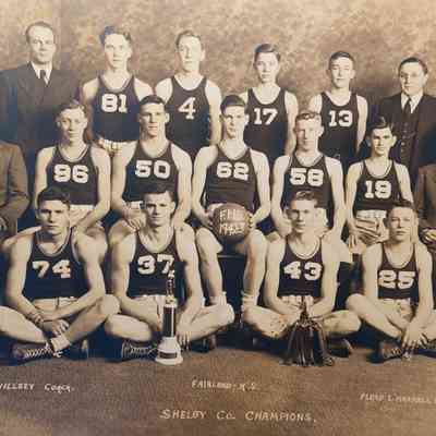 1943 Fairland High School, basketball, Shelby County Champions