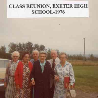 Class Reunion, Exeter High School, 1976