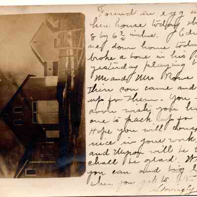 Post Card to Maurice Peabody
