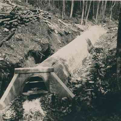 Concrete Culvert with Water