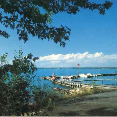 Dock on a Lake Postcard