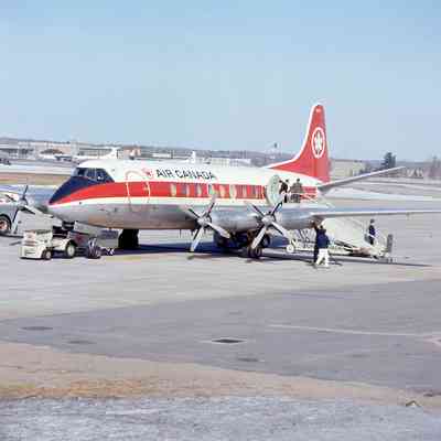 Air Canada Plane at North Bay Airport