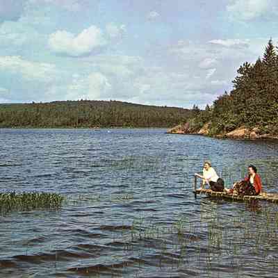 Two People on a Dock