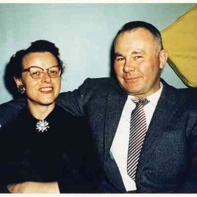 Ralph Elston with His Wife