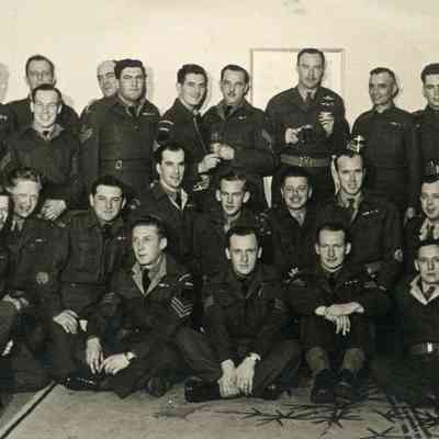 Officers Entertain Sgt. Mess Rememberance Day. Nov. 11 1945.