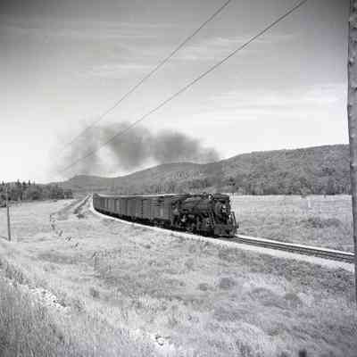 C.N.R. freight near Powassan, Ont. (Actually Trout Creek)