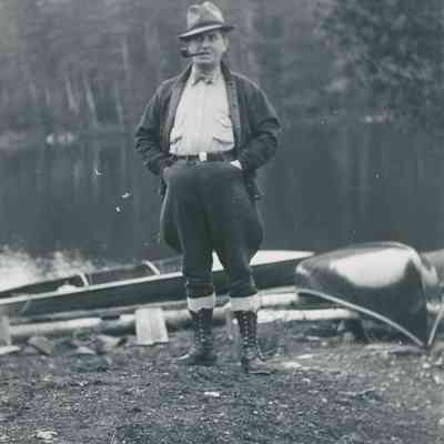 Man by Lake