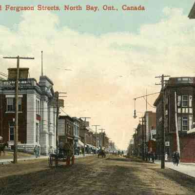 Corner Main and Ferguson Street, North Bay, Ont., Canada