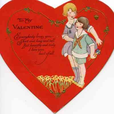 Red to my Valentine Card