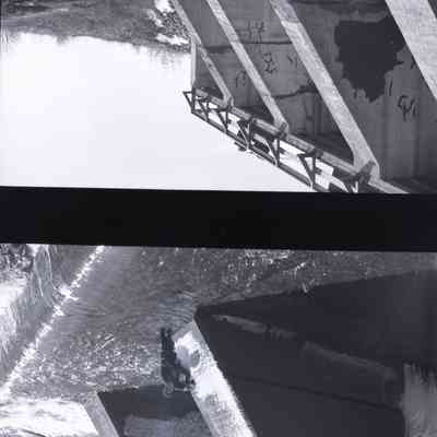 Close up of the Bingham Chutes Dam