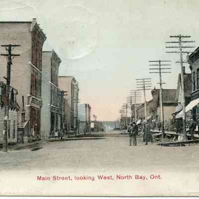 Main Street, looking West, North Bay, Ont.