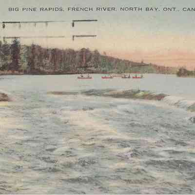 Big Pine Rapids, French River, North Bay, Ont. Canada