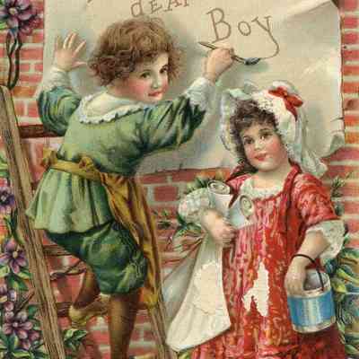 Kisses From Your Dear Boy Card