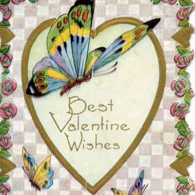 'Best Valentine Wishes' Card