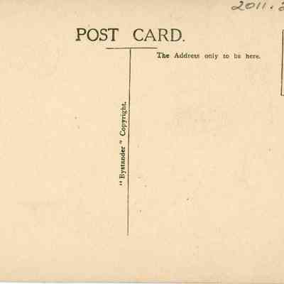 "That Evening Star-Shell" Postcard