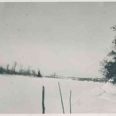 Frozen River and Snow