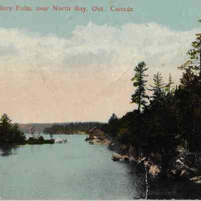 Inlet at Chaudiere Falls, near North Bay, Ont. Canada