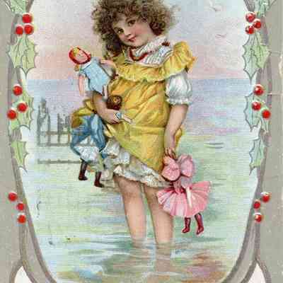 Little Girl Postcard