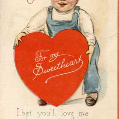 'For My Sweetheart' Valentine Greetings Card